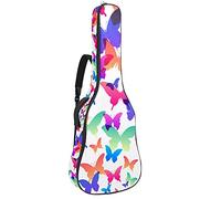 Custodia morbida per basso e chitarra con gancio posteriore Loop Electirc chitarra zaino farfalla sfondo spessore imbottitura di sicurezza farfalla sfondo