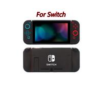 Custodia morbida per controller Joy-Con Nintendo Switch, con logo nero 2-rosa caramella, colorata