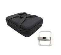 Custodia morbida per il proiettore portatile XGIMI Elfin Flip - borsa portatile spessa con tracolla regolabile, design a rete per accessori, Nero duro