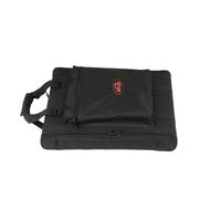Custodia morbida per rack SKB Cases serie 1U con guide in acciaio, cerniere resistenti, tasca esterna e tracolle per sistemi di microfoni wireles