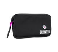 Muc-Off Rainproof Essentials Case - Borsa Bici Nera in Poliestere 900D Idrorepellente - Borsa Porta Attrezzi per Bici Ideale per la Conservazione di Tubi di Ricambio, Leve per Pneumatici e Telefono