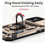 Custodia multifunzionale per telefono con supporto rotante a 360°, compatibile con 16 Pro Max, Redmi Note 11/12/13 Pro+, Pixel 9 Pro, 11/12/13/14/15 Pro Max, A14/A24/34/35/54/55, S23/24, S22 Ultra, OP