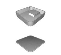 Custodia Multifunzione con Spazio per Batterie AA