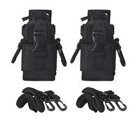 Custodia Multifunzione Custodia Walkie Talkie Nylon Radio Case Universale MSC-20C per GPS Kenwood Yaesu Icom Motorola Baofeng UV5R UV82 TYT UV5RA HYT 888S Retevis H777 Radio Walkie Talkie Fondina