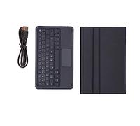 Custodia multifunzione per tablet con tastiera rimovibile, tastiera per tablet con copertura in pelle artificiale, adatta per tablet Lenovo Pad Tab P11 J606F (nero)