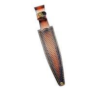 Custodia multiuso in pelle per il trasporto in pelle per escursionismo sacchetti essenziali per cucina e campeggio posate da esterno copertura taglierina