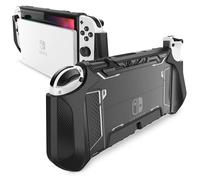 Custodia MUMBA Dockable per Nintendo Switch OLED 2021 Serie Blade, Cover Protettiva in TPU con Impugnatura Compatibile con Controller Joy-Con