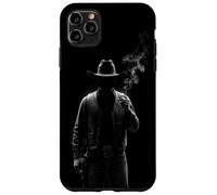 Custodia Mystery Cowboy Silhouette per Western Noir Art Custodia per iPhone 11 Pro Max