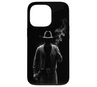 Custodia Mystery Cowboy Silhouette per Western Noir Art Custodia per iPhone 13 Pro