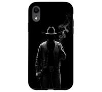 Custodia Mystery Cowboy Silhouette per Western Noir Art Custodia per iPhone XR