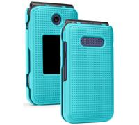 Custodia Nakedcellphone per Cingular Flip 4 Cricket Debut Case [Teal Min