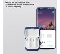 Custodia nel Silicone Custodia Protettiva Portatile Custodia nel Silicone Antiurto per Auricolari Wireless Air2 SE BLU