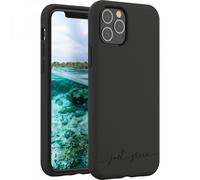 Custodia nera biodegradabile Just Green per iPhone 11 Pro