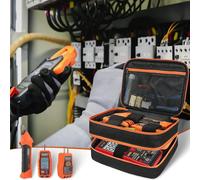 Custodia nera doppio per strato progettata per tester di tensione WOLFBOX MF100