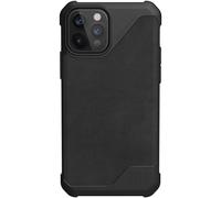Custodia nera UAG Metropolis LT LTHR ARMR BLACK per iPhone 12/12 Pro
