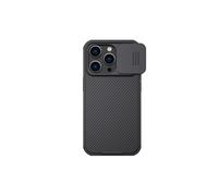 Custodia NILLKIN CamShield Pro nera, compatibile con iPhone 14 Pro.