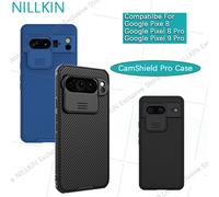 Custodia Nillkin CamShield Pro per Google Pixel 8 Pro/Pixel 9 Pro con protezione scorrevole per l'obiettivo e airbag, cover protettiva in TPU+PC