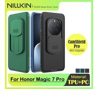 Custodia NILLKIN per Honor Magic 7 Pro, fotocamera scorrevole, PC, TPU, protezione dell'obiettivo, cover posteriore rigida, anti-impronte, antigraffio