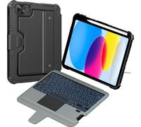 Custodia Nillkin per iPad di 10a generazione con tastiera (10,9"""" 2022) Trackpad multi-touch retroilluminato a 7 colori Custodia staccabile per i