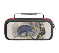 Custodia Nintendo Switch 2Retro European Style, Animal, Forest Con 20 Custodie Per Giochi E Dock , Custodia Viaggio Rigida Per Console , Borsa Protettiva Spigen One Size