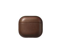 CUSTODIA NOMAD Funda de Cuero Nomad AirPods 4 Marrón Oscuro