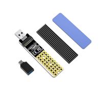 Custodia NVMe 10Gbps USB 3.2 Gen2 M2 SSD Case USB C M2 Case per NVMe PCIe M Key