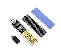 Custodia NVMe, ANYOYO 10Gbps USB 3.2 Gen2 M2 SSD Case, USB-C M2 Case per NVMe PCIe M-Key /B+M Key, Adattatore per USB3.2/3.1/3.0/2.0 per 2242 2260 2280(supporta USBA-SSD)