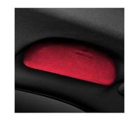 Custodia Occhiali da Auto Per Cadillac CT4 CT5 CT6 Per XT4 Per XT5 XTS ATS SRX SLS 2012-2024 Portaocchiali Pelle Scamosciata Scatola Custodias Universale(Big Red)