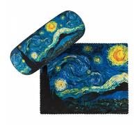 Custodia Occhiali Hartschalen-Etui Fiori Rose Papavero Vincent Van Gogh Monet
