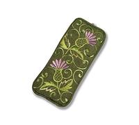 Custodia occhiali in un verde Balmoral Thistle design