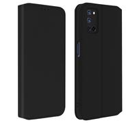 Custodia Oppo A72 / A52 Portacarte Funzione Supporto Similpelle Liscia nero