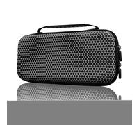 Custodia Organizer Deluxe con Cinturino per Switch 2 - Soluzione Multifunzione con Guscio Rigido per Console, 12 Schede di Gioco e Accessori (Modello: JYS-NS2259) (Nero)