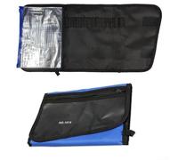 Custodia organizer per attrezzi, 1 confezione pieghevole, impermeabile Oxford 600D con 6 tasche sigillate per punte da trapano, chiavi per trapano, portatile per soluzioni in cantiere