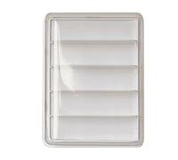 Custodia organizer per bambole, scatola trasparente resistente, layout | utile per mostrare le figure ordinatamente, display per stanze dei bambini, interni di casa per