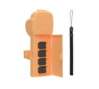 Custodia organizer per filtro magnetico per DJI Osmo Pocket 3, custodia protettiva con design a coperchio ribaltabile e cinghie in silicone per protezione obiettivo cardanico e custodia per accessori