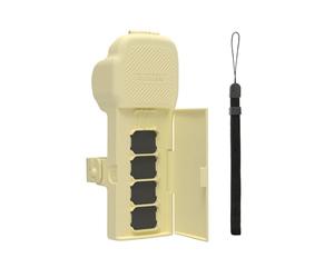 Custodia organizer per filtro magnetico per DJI Osmo Pocket 3, custodia protettiva con design a coperchio ribaltabile e cinghie in silicone per protezione obiettivo cardanico e custodia per accessori