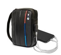Custodia organizer per laptop BMW in carbonio tricolore nero