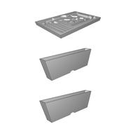 Custodia Organizer per Set Maschi Filiere Irwin Hanson 12 Pezzi Metrici