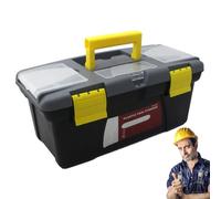 Custodia organizer per utensili - Valigetta portautensili portatile per elettricista, cassettiera per utensili | Strumenti di riparazione a scatola in acciaio stile tetto a padiglione Hardware, st