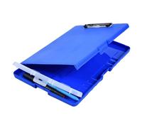 Custodia organizer portatile con portablocco e portapenne, blocco appunti con custodia per ospedale, magazzino, cartella organizer per documenti a prova di fuoco