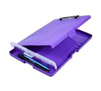 Custodia organizer portatile con portablocco e portapenne, blocco appunti con custodia per ospedale, magazzino, cartella organizer per documenti a prova di fuoco