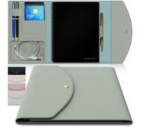 Custodia organizer sottile di lusso compatibile con Rocketbook Journal Planner - Formato Executive A5, adatta a quaderni da 6 x 8,8 pollici. Cust