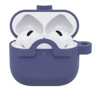 OtterBox Custodia Soft Touch per AirPods (4th gen), soffice al tatto, antishock, graffi e cadute, ultra sottile con moschettone, Viola