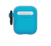 Custodia OtterBox Soft Touch per AirPods (1ª gen 2016 / 2ª gen 2019), soffice al tatto, antishock, graffi e cadute, ultra sottile con moschettone, Blu