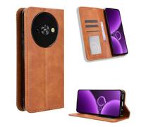 Custodia Oukitel C59/C59 Pro [Custodia portafoglio] [Staffa] [Slot per schede] [Flip Cover magnetica] Compatibile con lo smartphone Oukitel C59/C59 Pro(Marrone)