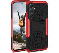 ONEFLOW Vulcano - Custodia protettiva compatibile con Samsung Galaxy A54 5G, resistente agli urti, con supporto, protezione per fotocamera e schermo, colore: Rosso