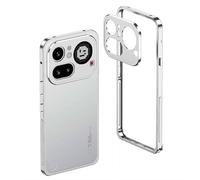 Custodia paraurti in alluminio a forma di ippocampo, compatibile con Nothing Phone 4a / 4a Pro, telaio ultra sottile a dissipazione del calore, custodia protettiva sottile al tatto in metallo nudo