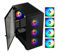 Custodia PC Medio Torre BitFenix Flow (nero) ARGB