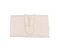 Custodia Pennelli Makeup in Pu Beige, Compatta, 18 Scomparti | Organizer per Pennelli Make Up Professionali, 1 Pezzo, Formato da Viaggio, Pouch Cosmetico