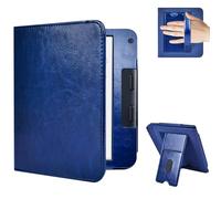 Custodia per 7" Kobo Libra Colour (2024) / Kobo Libra 2 (2021) eReader - Stand Cover Protettiva Case con Card Slot e Hand Strap, Auto Sveglia/Sonno, Copertura del Supporto in Pelle PU Premium